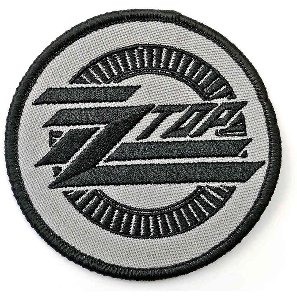 ZZ Top - Circle Logo Patch - Grijs/Zwart
